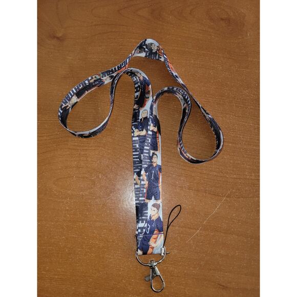 Best Japanese Anime Series Haikyuu Characters Cell phone Holder Blue Lanyard - Picture 2 of 6